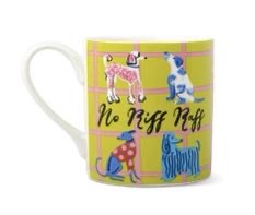 HiJiNX No Riff Raff Funny Dog Mug | Novelty Ceramic Gift