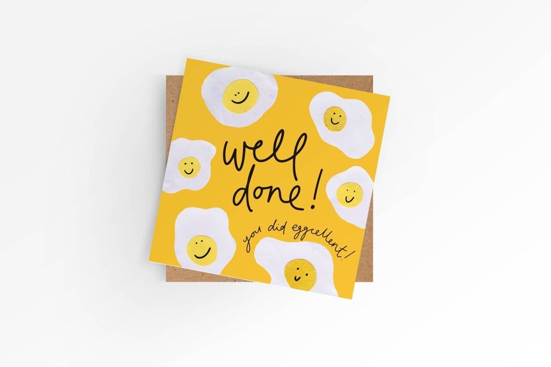 Well done card,you did eggcellent!