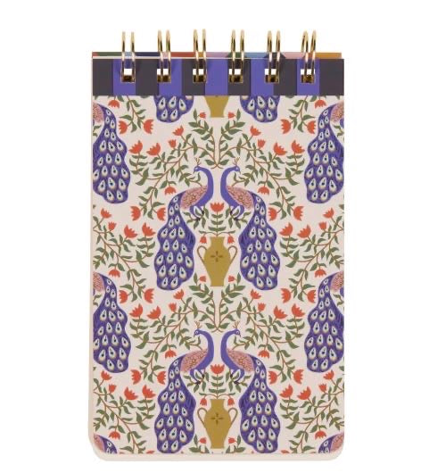 Peacock Twin Wire Notepad