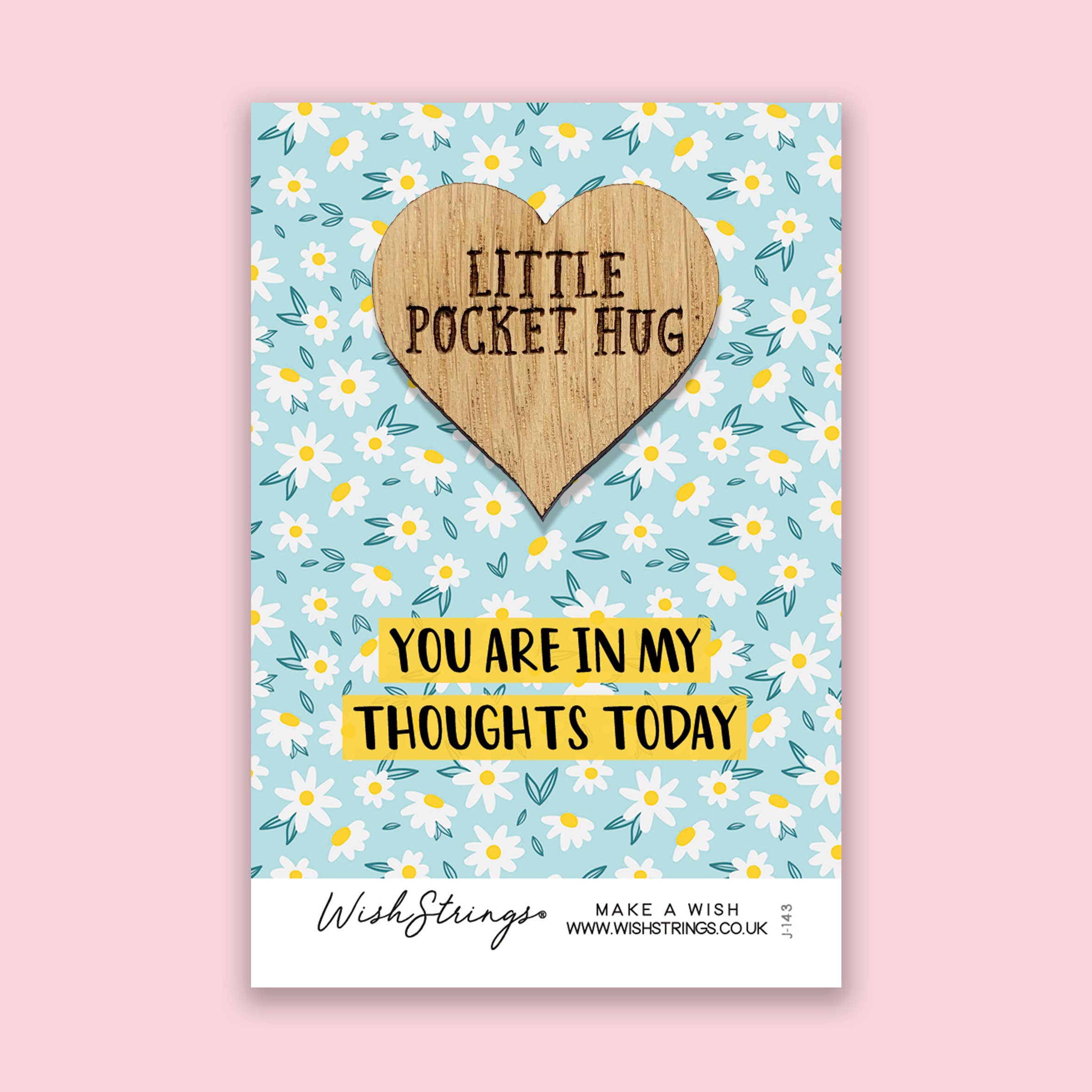 You are in my thoughts today little pocket hug from wishstrings 