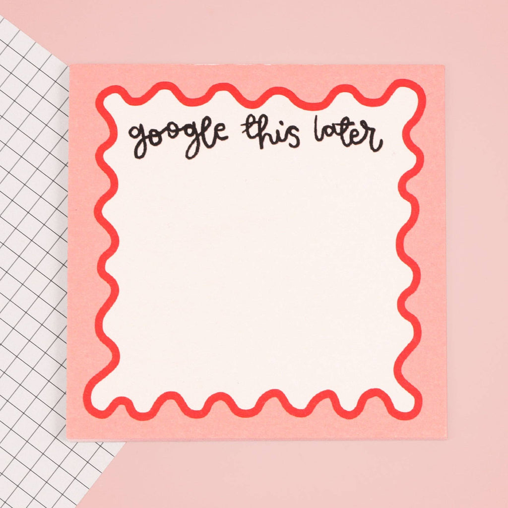Google this later note pad by oh laura