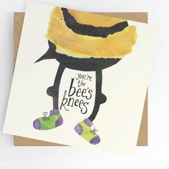Well done, Congratulations card, you're the bees knees