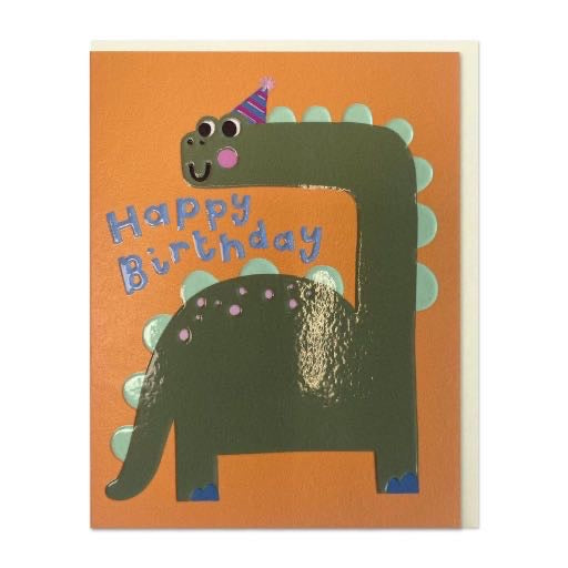 Happy Birthday Dino Greeting Card
