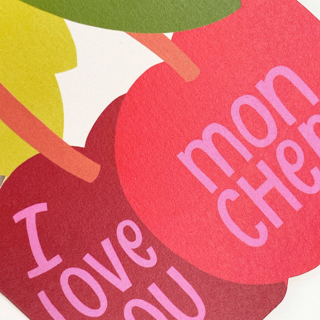I Love You Mon Cheri Greeting Card