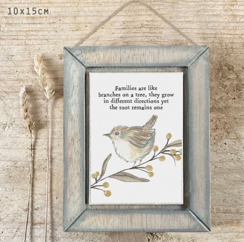 Families are like branches wooden hanging plaque east of India range