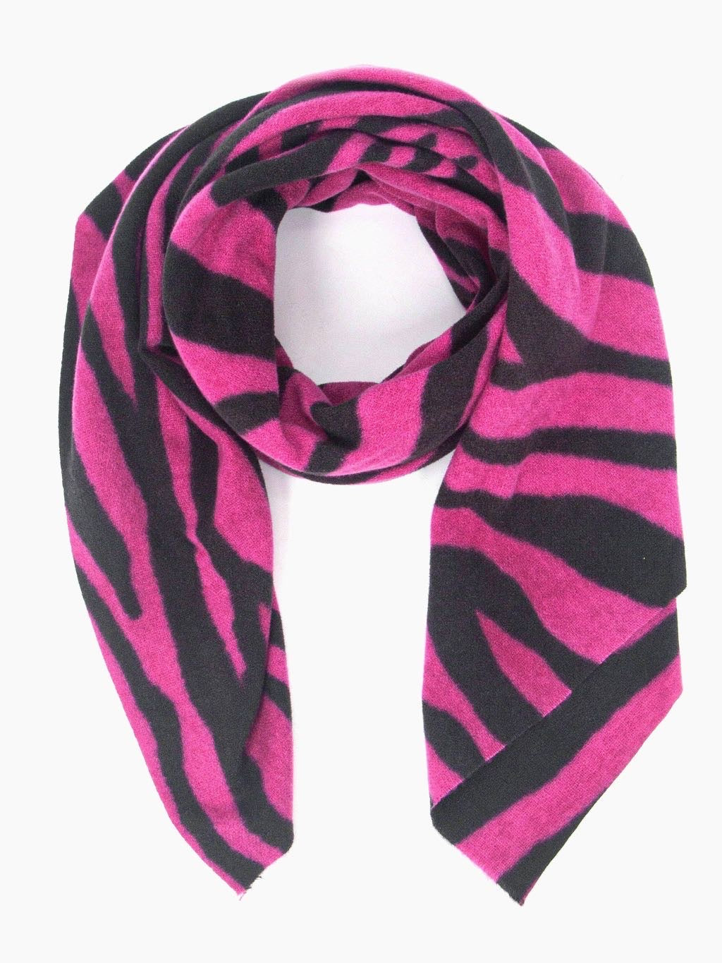 Ainslie Lightweight Scarf - Fuchsia, Zebra- Sarta