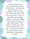 Self Care List Print (A4)- Parful Stuff