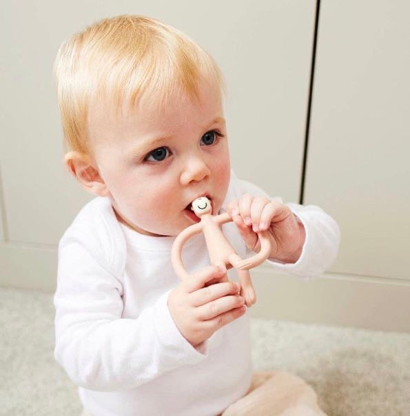Dusty Pink Original Monkey Teether