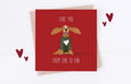 Love You From Ear To Ear Dog Card