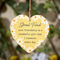 Special Friend Hanging Heart