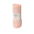 Ziggle pink bunny muslin square baby cloth – soft breathable muslin