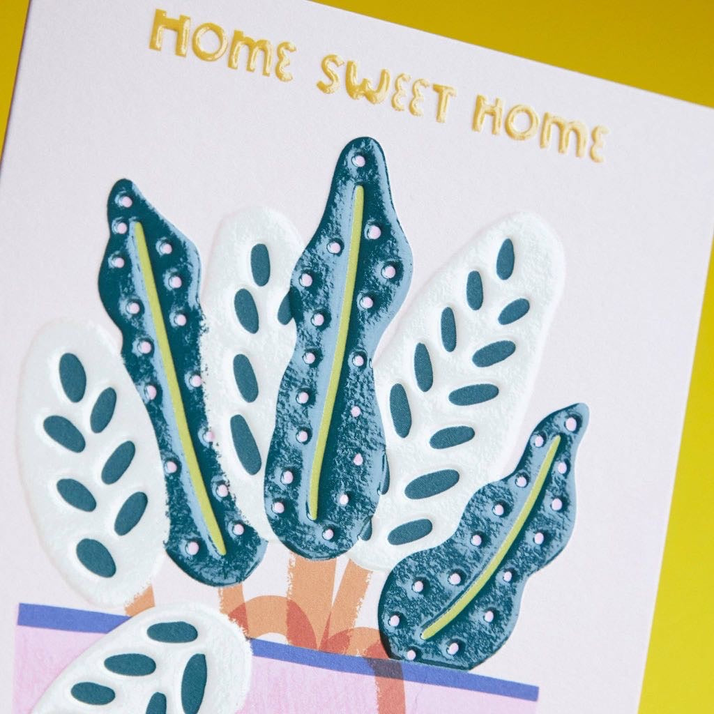 Home Sweet Home plant card