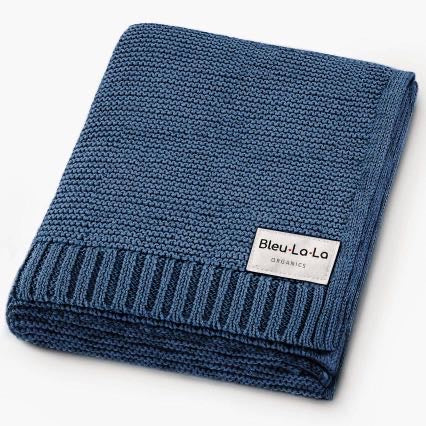 100% Organic Luxury Cotton Swaddle Receiving Baby Blanket