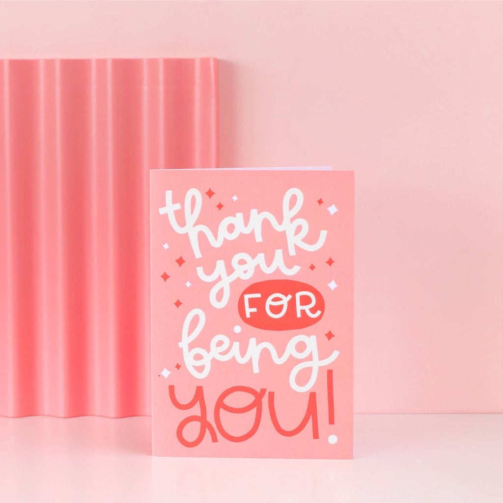 Greeting card - 'thank you for being you'