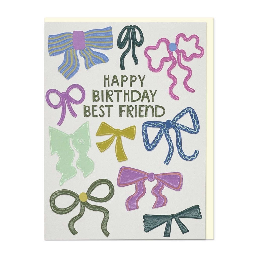 Happy Birthday Best Friend Greeting Card