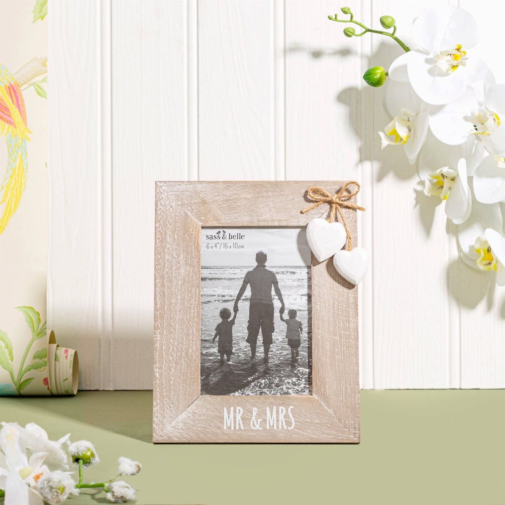 Mr and Mrs Heart Frame - Sass & Belle
