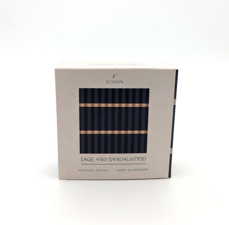 Elysian Scented Sachet - Set Of 4 Sage & Sandalwood - Drawer Fresneners