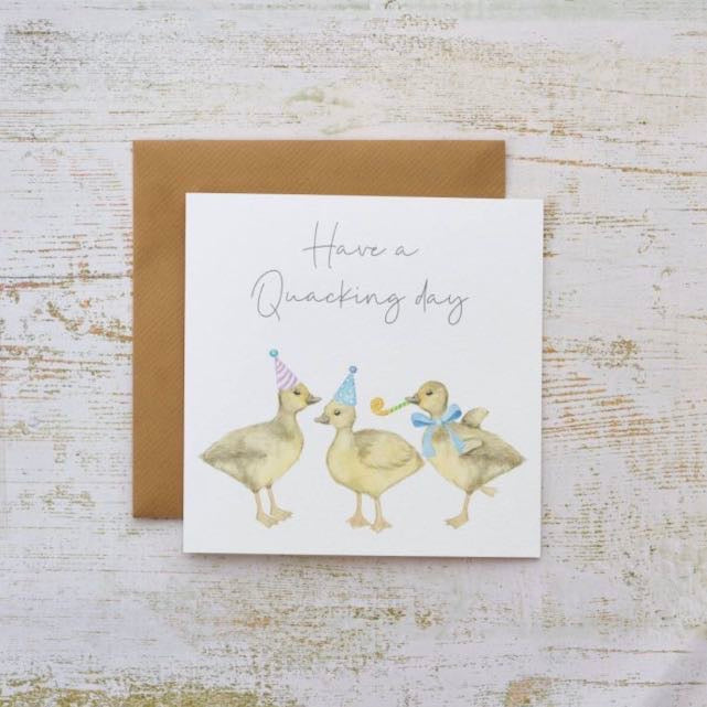 Have A Quacking Day greeting card 
