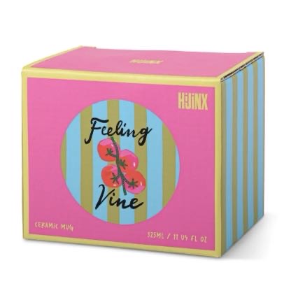HiJiNX Feeling Vine Funny Ceramic Mug - Novelty Gift 325ml