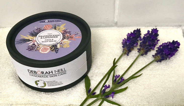 Frankincense and lavender vegan face and body balm 