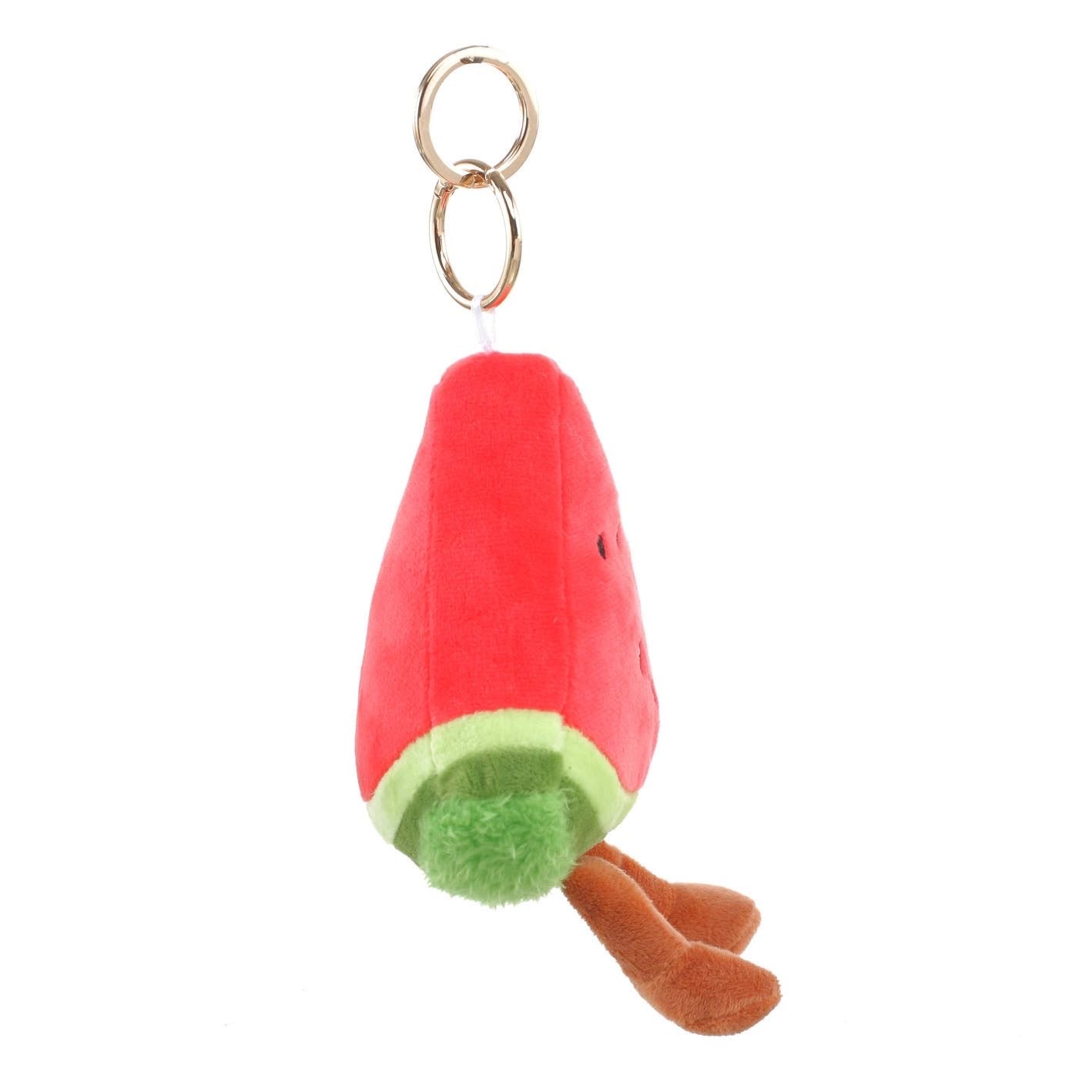 Bessie London Watermelon Plush Keyring | Cute Bag Charm
