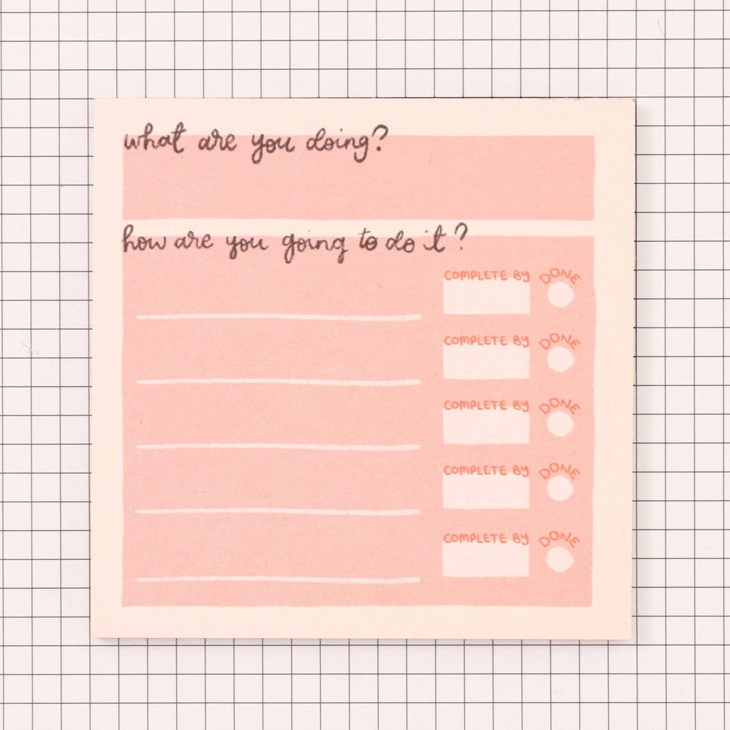 Memo pad - break it down