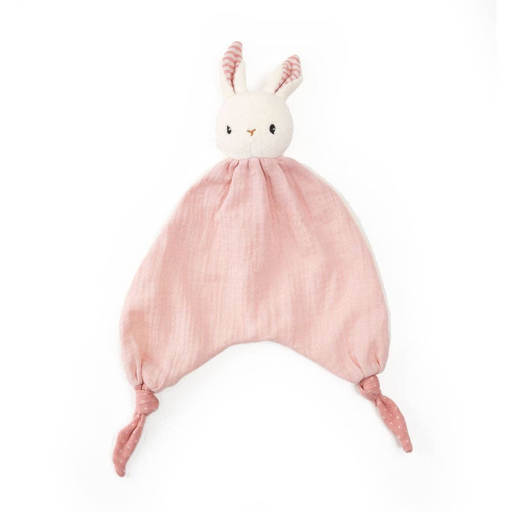 Rabbit Baby Comforter - Pink (Organic Cotton)