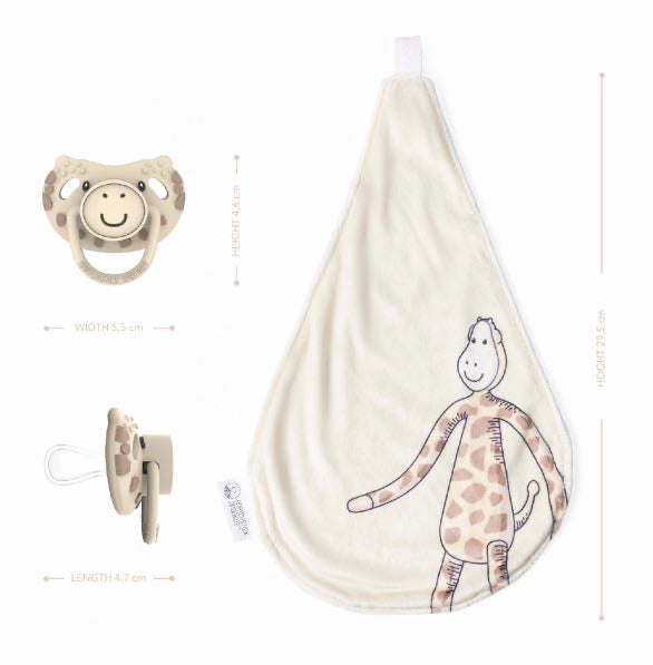 Teething Soother and Comforter Gigi Giraffe - All In One