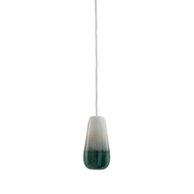 Dip Glazed Ombré Green Light Pull