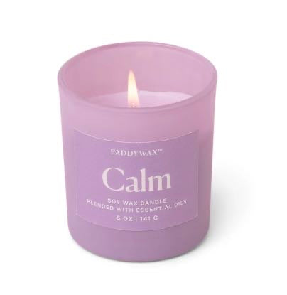 Wellness Glass Soy Candle -  Lavender - Calm