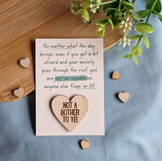 Not a bother to ye note card from parful stuff made in Northern Ireland 