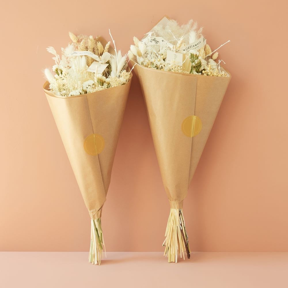 Dried Flowers - Field bouquet Exclusive - White-Wildflowers by Floriette