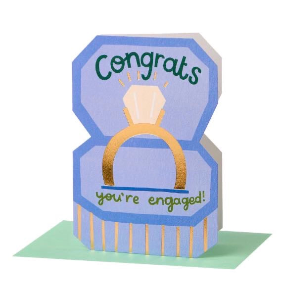 Congrats you're engaged Card