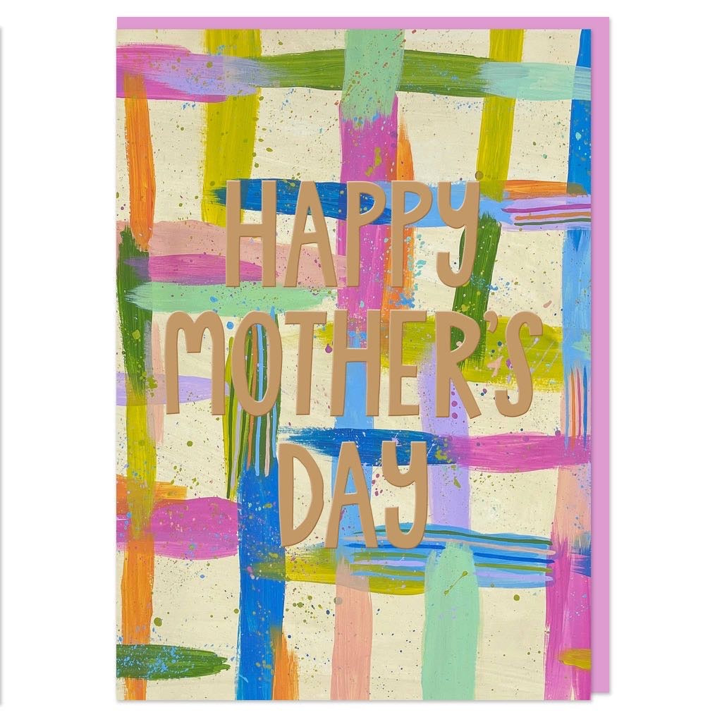 Happy Mother's Day Striped Card