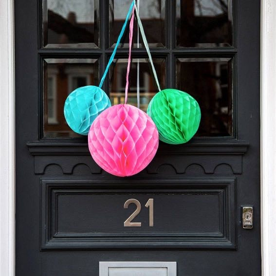 Pastel Honeycomb Party Decorations| 3 Pack |