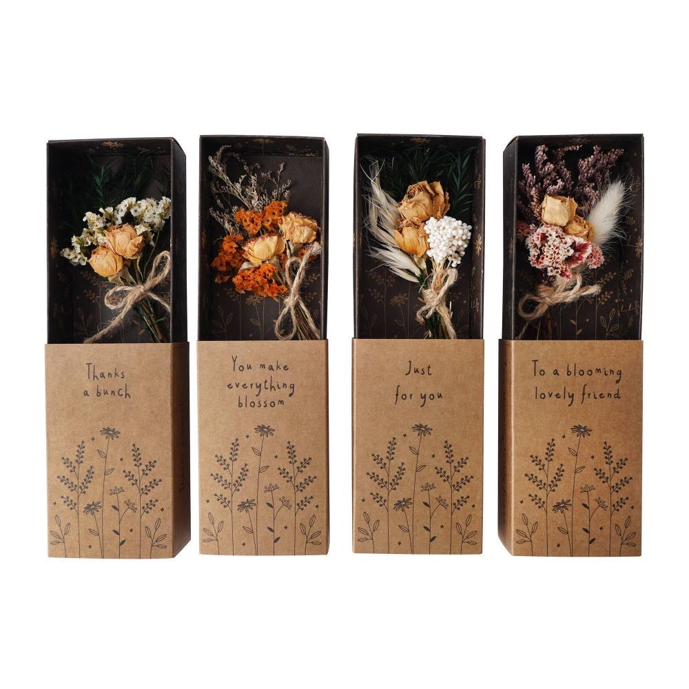 Send With Love 4 Asst. Dried Flower Bouquets