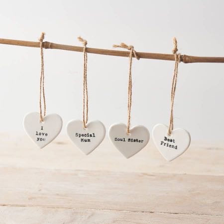 Soul Sister” Hanging Heart Decoration | Friendship Gift