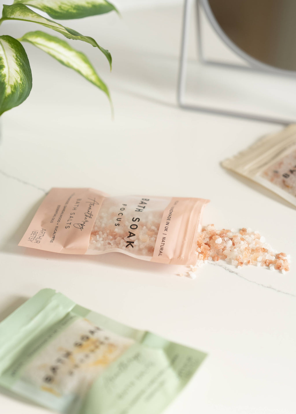Aromatherapy Bath Salts Trio Gift Set, Bath Soak Set Gifts