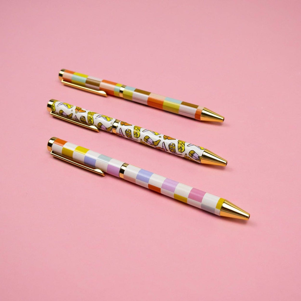 Saje Mixed Design Ballpoint Pens in Gift Box – Set of 3 Pens