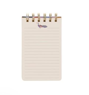 Peacock Twin Wire Notepad