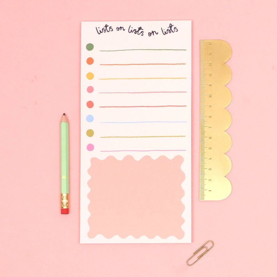 To do list - lists on lists Notepad - Oh Laura