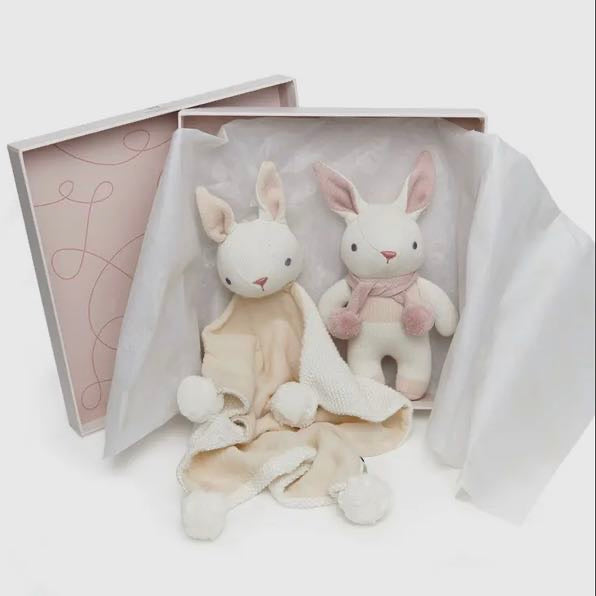 Baby Threads Bunny Comforter Gift Set