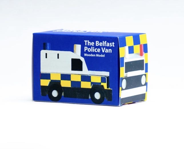 The Wee Police Van Wooden Model | Northern Ireland Gift