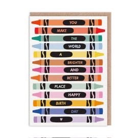 You make the world a better place greet8nf card