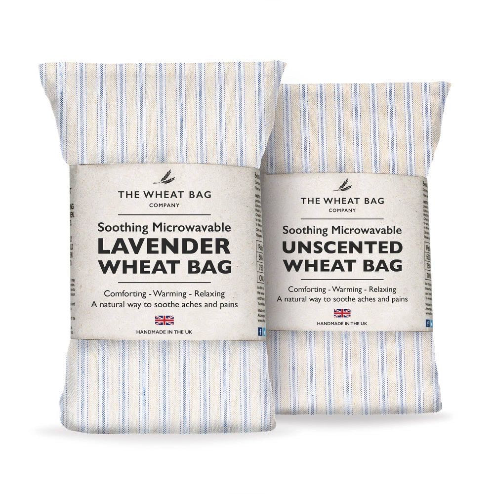 Ticking Navy Cotton Wheat Bag-The Wheat Bag Company