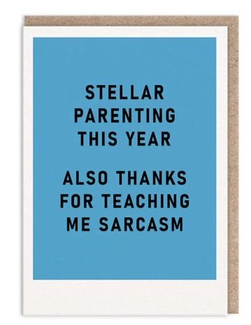 Stellar Parenting Father’s Day Card