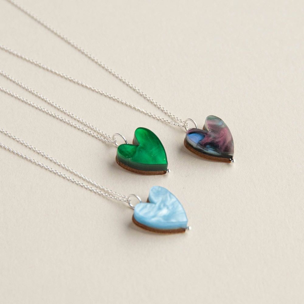 Love Grows Silver Heart Necklace - Pepper You