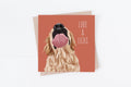Love & Licks Dog Card| Love Dog Card | Fun Dog Card