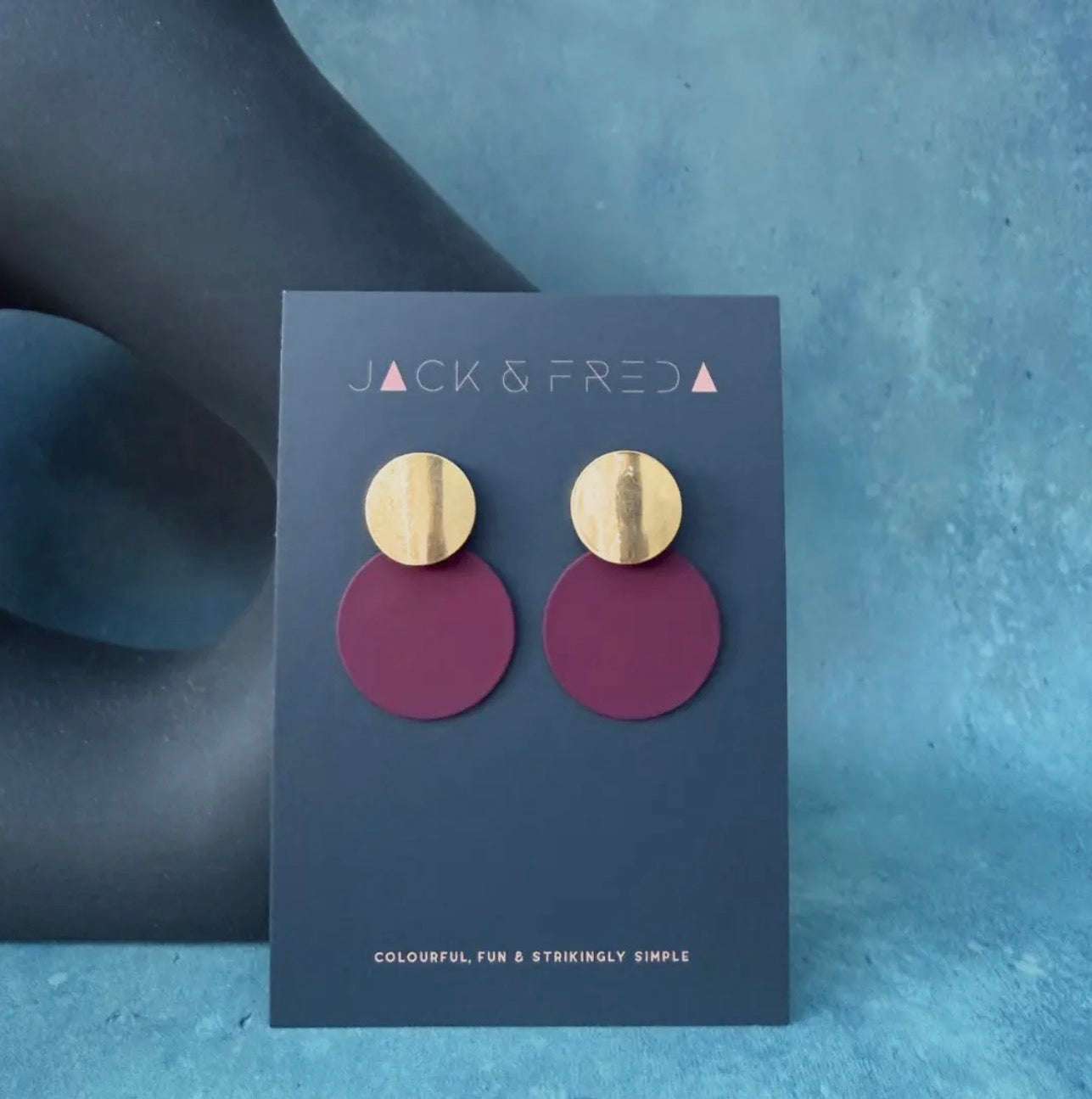 Retro Statement Earrings - Various Colours - Jack & Freda