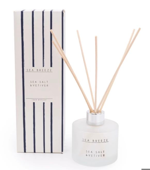 Nautical Seasalt & Vetiver Scent Reed Diffuser